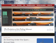 Tablet Screenshot of maritimegloucester.org